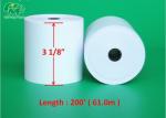 Eco - Friendly 3 Inch Thermal Paper Rolls , Thermal Pos Roll High Rubbing
