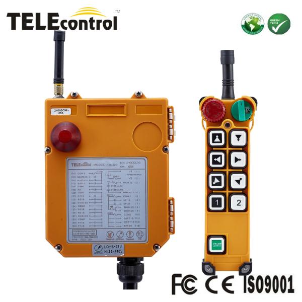 8 button double speed telecrane remote controlF24-8D Iterm Code:924-008-001,Fiber Glass VHFand UHFavailable