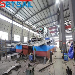 Bucket Chain Mining Dredger with Trommel Screen by Digging Main Motor Power 37kw