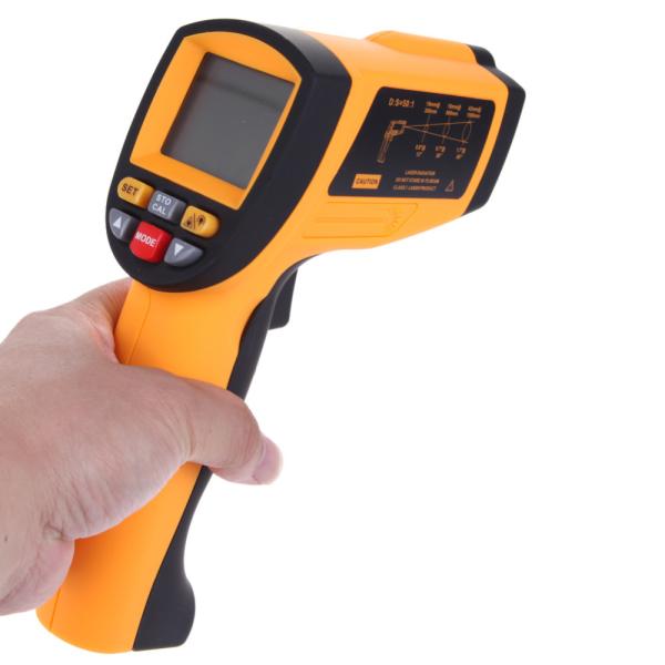 Laser TemperatureGun Digital Infrared Thermometer Non-contact Thermometer Tester Range -30~1650Degree With USB Interface