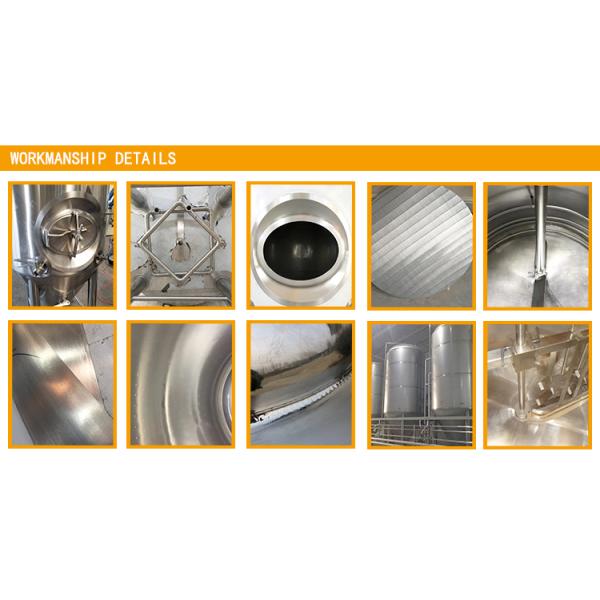 Fully Automated Home Beer Brewing Equipment with 3mm Inner and 2mm External Tank Thickness