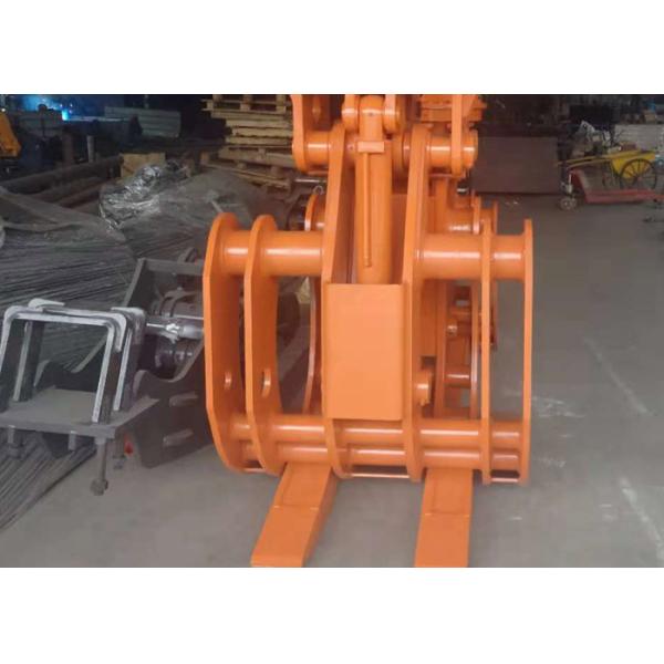 Clamshell Design Excavator Rotating Grapple Orange Peel For Timber Wood Grabbing