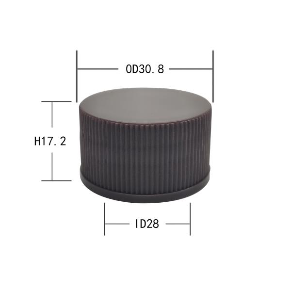 Custom high quality spill plastic screw lid Continuous Thread Cap lotion bottle cap