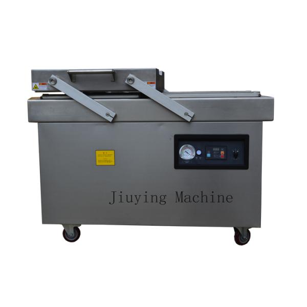 Two Chamber Automatic Vacuum Packing Machine For Seafood , Salted Meat , Beef