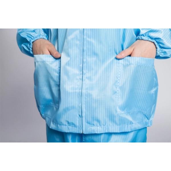 Lab ESD Smock Uniform Working Clothes Antistatic ESD Cleanroom Garment