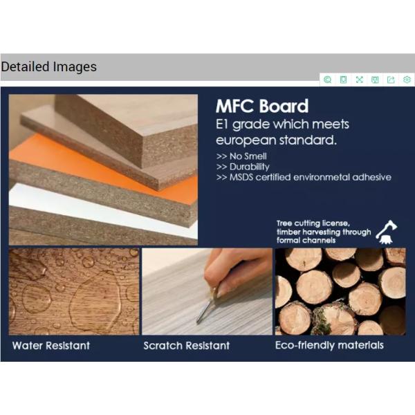 Luxury Executive President Manager Supervisor Desk with MDF Baking Varnish Material