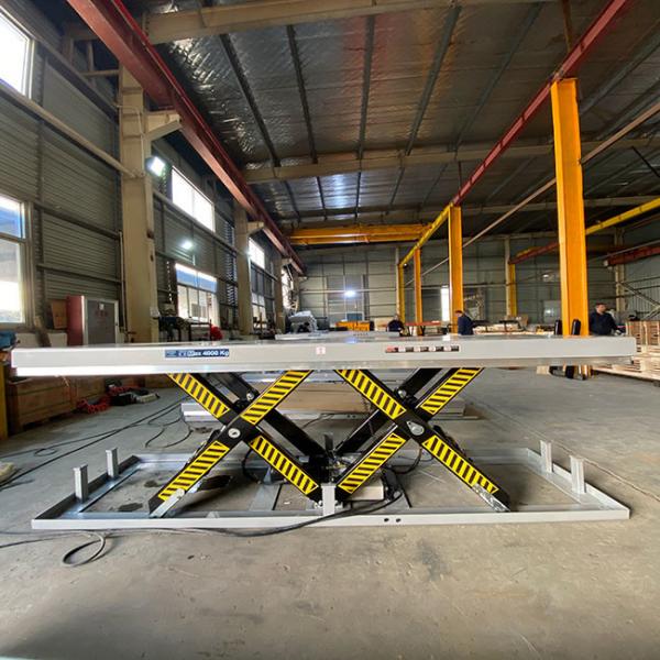 Horizontal Hydraulic Scissor Lift Platform 8000kg 3.4mx1.2m Double Scissor Lift Tables