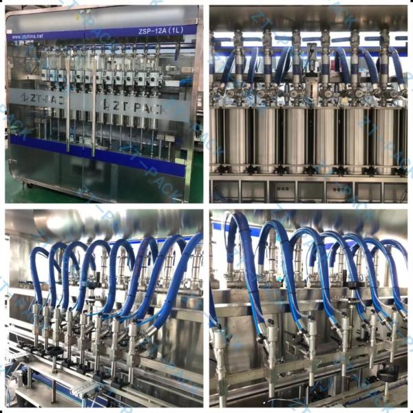 Stainless Steel 304 Fully Automatic Laundry Softener 1-5L Bottle Filling Machine
