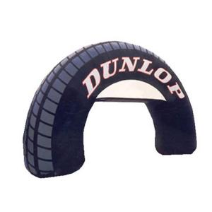 Newest big outdoor black advertising inflatable arch