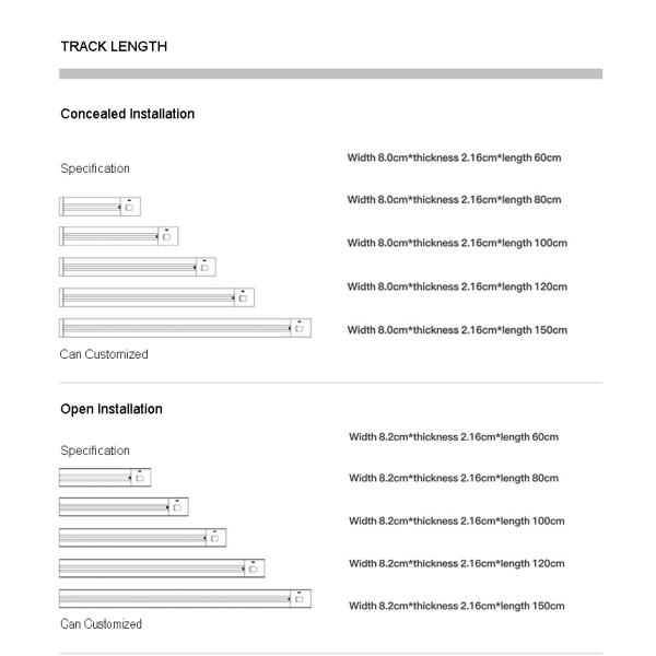Black/grey/silver power Electric Track Power Socket with Universal Replaceable Module
