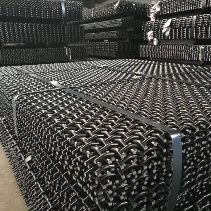 Manganese Crimped Crusher Vibrating Wire Screen Mesh for Stone Quarry