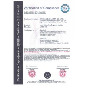 Wuhan Lead Laser Co., Ltd. Certifications