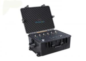 China VHF UHF Manpack Jammer High Power 300W 6 Bands VSWR Protection For Walkie Talkie on sale