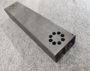 Quality CNC cutting high stiff light weight square carbon fiber tube for robot arm for sale