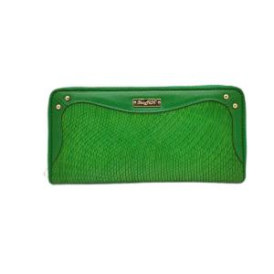 Quality Green Leather Purses Designer Wallet Thin Zipper Purses For Women  WA08 for sale