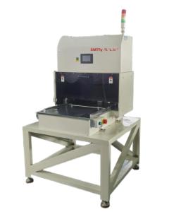 Quality 0.08MM Thick LCD Display CNC Pneumatically PCB Punching Machine for sale
