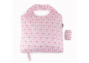 China Logo Printing Botton Closure Foldable Laundry Bag Personalized 210D Ripstop on sale