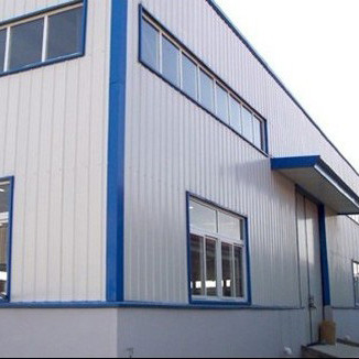 Prefab GB H Erecting Steel Portal Frame For Building Warehouse