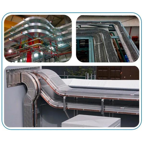 Rectangular Fire Resistant Cable Tray Easy Installation Energy Saving