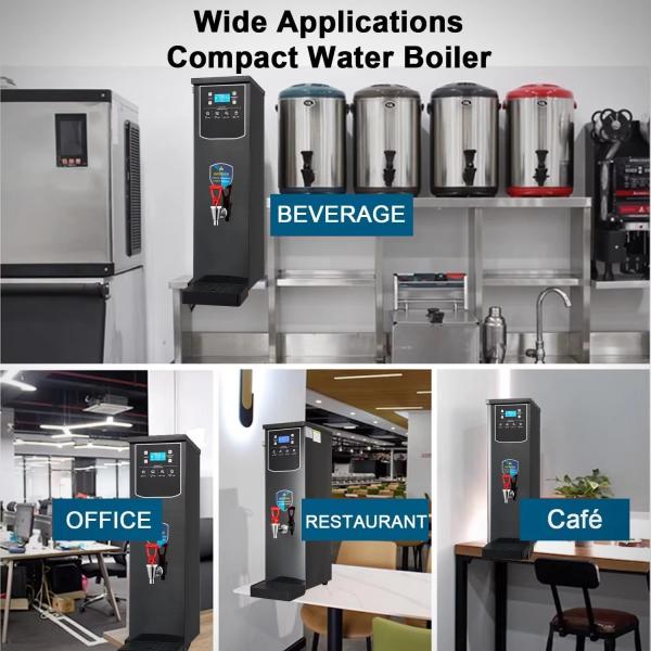 Super Capacity Water Dispenser Microcomputer Stepwise Water Heater Stainless Steel Commercial Kitchen Equipment Water Boiler