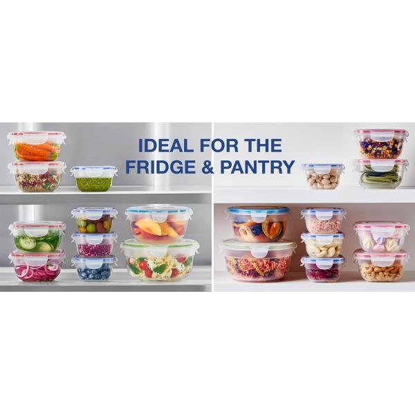 LocknLock Colormates storage is great for both fridge and pantry