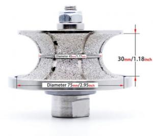 China Top-Notch A Grade Diamond Tools for Profiling Wheels Vacuum Brazed Stone Granite Marble on sale