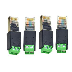 Buy cheap RJ45 Network Male 8P8C to RS485 Screw Terminal Block Adapter from wholesalers