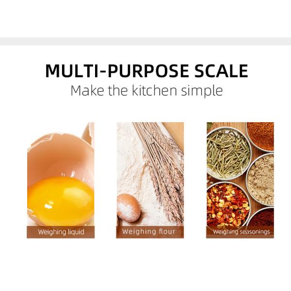Food Scales LCD Display Stainless Steel Electronic Scales 1*CR2032 Battery Auto Off 46g Function Kitchen Spoon Digital