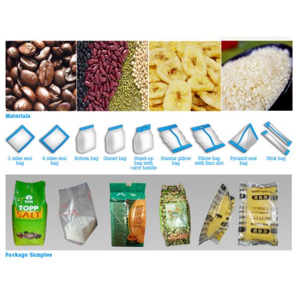 Supplier Vertical Automatic Granule Rice/Snacks/Seeds/Grain Packing Machine