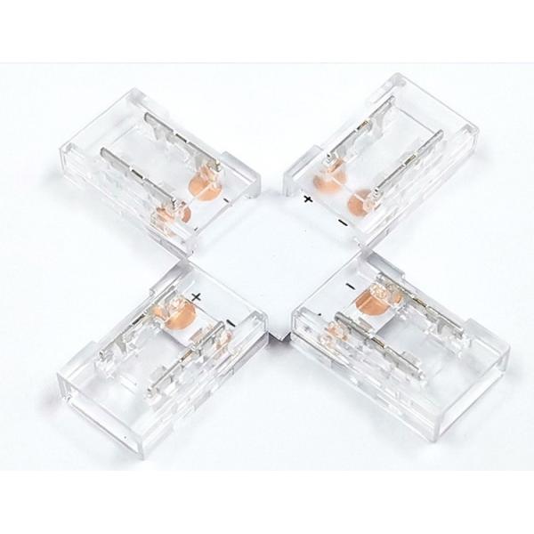 LED connector 2-Pin COB LED Strip 8MM Connector Flame Retardant Anti-Corrosion 16AWG Wire Support RoHS Compliant Bulk Pricing Available