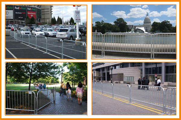 Free Standing Crowd Control Barricades durable With ISO9001 Certification