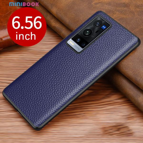 Customer Logo Accepted PU Minibook Genuine Leather Mobile Phone Card Case for VIVO X60 pro