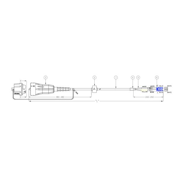 4 8 Core Fullaxs LC Patch Cord Optical Fiber 10M 20M 50M Low Insertion Loss