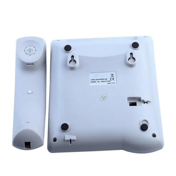 ABS Caller ID Telephone Adjustable LCD Brightness Corded House Phones