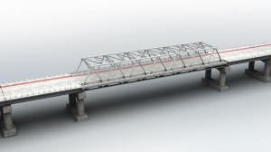 Quality Permanent Assembly Steel Truss Bridge Concrete Deck for Medium Spans for sale