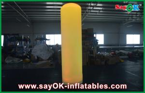 China Customized Pink Inflatable Lighting Decoration 4m Lamp Poles For Event on sale