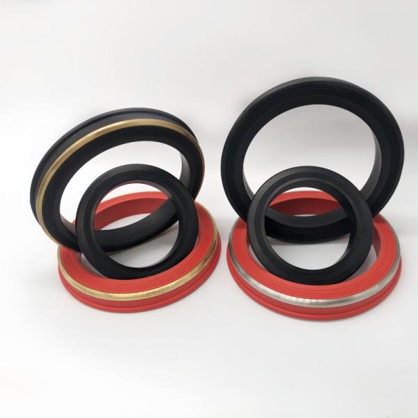 Elastomer 1502 Union Lip Seal Gasket With Buna W/ Stainless Steel Backing
