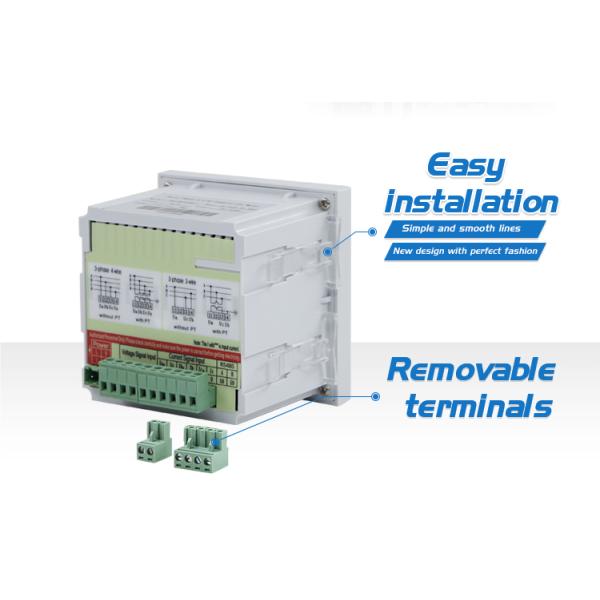 SUCHEN series 3 Phase AC/DC Current Voltage Frequency Combination Digital Combined Meter 3 phase distribution panel box