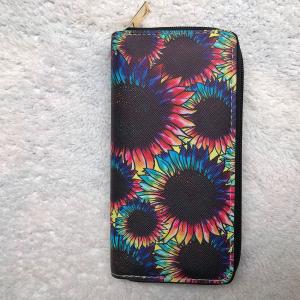 Buy cheap Customizable Cow Print Aztec Cactus Smart Wallet for Western Style Fashion from wholesalers