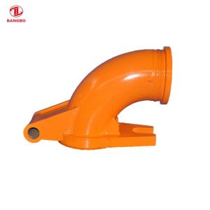 Quality Twin Wall Zoomlion Spare Parts Concrete Pump Hinge Bend Pipe Elbow for sale