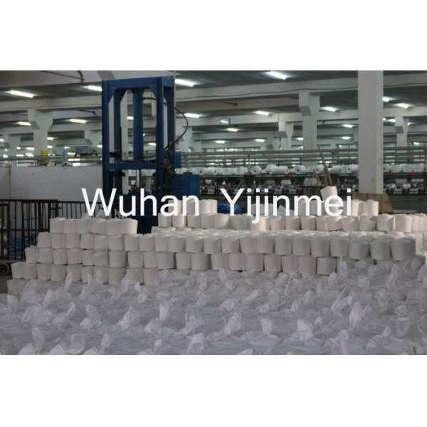 High Strength Knitting Ring Spun Polyester Yarn 42/2 Counts 40S Dyeing Tube