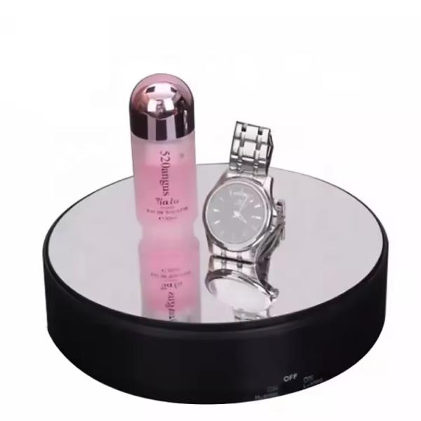 Real Mirror Face Electric Rotating Display Stand With High And Low Speed Rotation