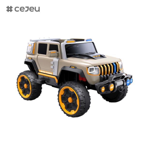 CJ-LC-6169 12V four-drive Jeep with one-button start, Bluetooth,usb - safe, durable, and fun to ride on kids