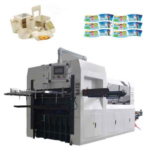 China Automatic Jumbo Roll Paper Cup Die Cutting Machine For PE - Coated Paper on sale