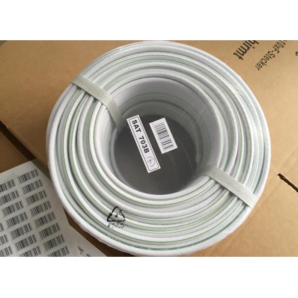 SAT 501/602/703 Satellite 75 Ohm TV Cable , Flexible Coaxial Cable 75 Ohm