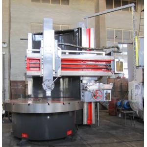 Quality Alloy Wheel Vertical Turret Lathe Machine , Mini CNC Single Column Vertical Lathe for sale