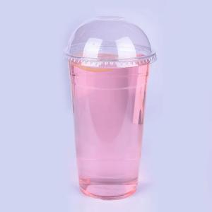 Quality PP Personalized Clear Plastic Cups With Lids Smooth Surface for sale