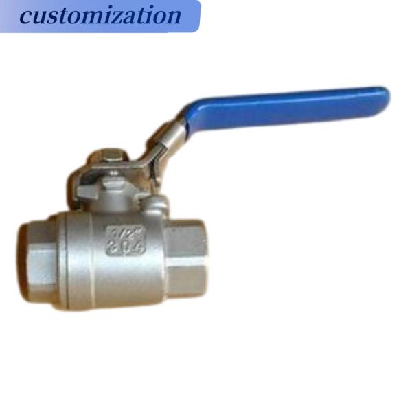 Customized 1/2" Stainless Steel Ball Valve Pn10 with 2PCS Design and PN10 Pressure Rating