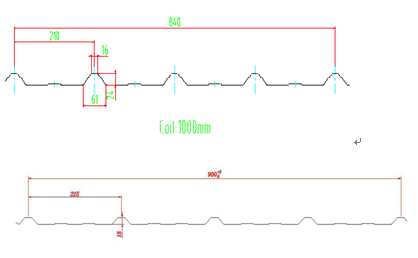 Automatic Double - Layer Roof Panel Roll Forming Machine With Toching Screen