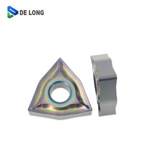 WNMG080404 EF Negative Rake CNC Turning Inserts Tungsten Carbide Inserts